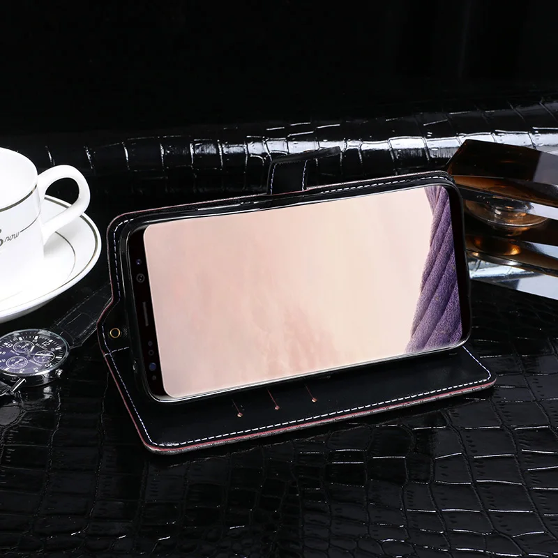 ITien Deluxe кожаный чехол для Samsung Galaxy S8 Защитный флип ТПУ силиконовый Etui кошелек