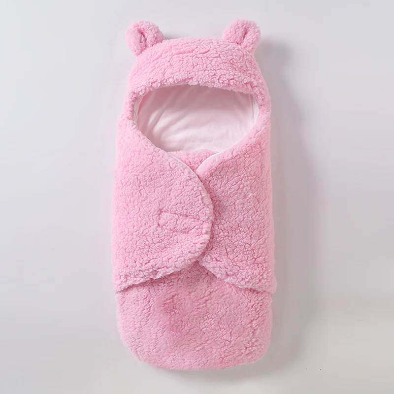 

Unisex Baby Sleeping Bag Onepiece Winter Warm and Fluffy Fleece and Cotton Swaddling Clothes Newborn Quilt Blanket Baby Rompers