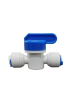 ro water straight plastic ball valve od hose quick connect 14 female reveser osmosis aquarium fitting connector pipe fitting