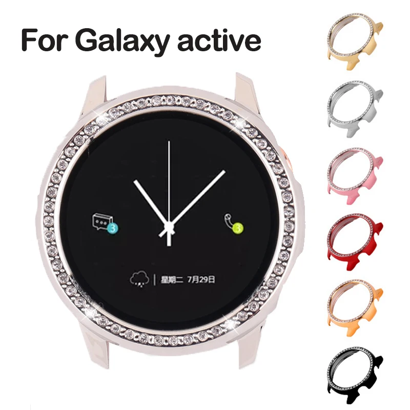 

Watch case for Samsung galaxy watch 3 active 2 40mm 44mm bumper Protector HD Full coverage Screen Protection case for samsung