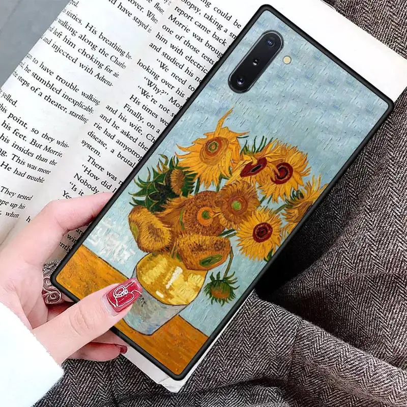 

Van Gogh pintura Phone Case For Samsung Galaxy S8 S9 S10 Plus S10E Note 3 4 5 6 7 8 9 10 Pro Lite cover