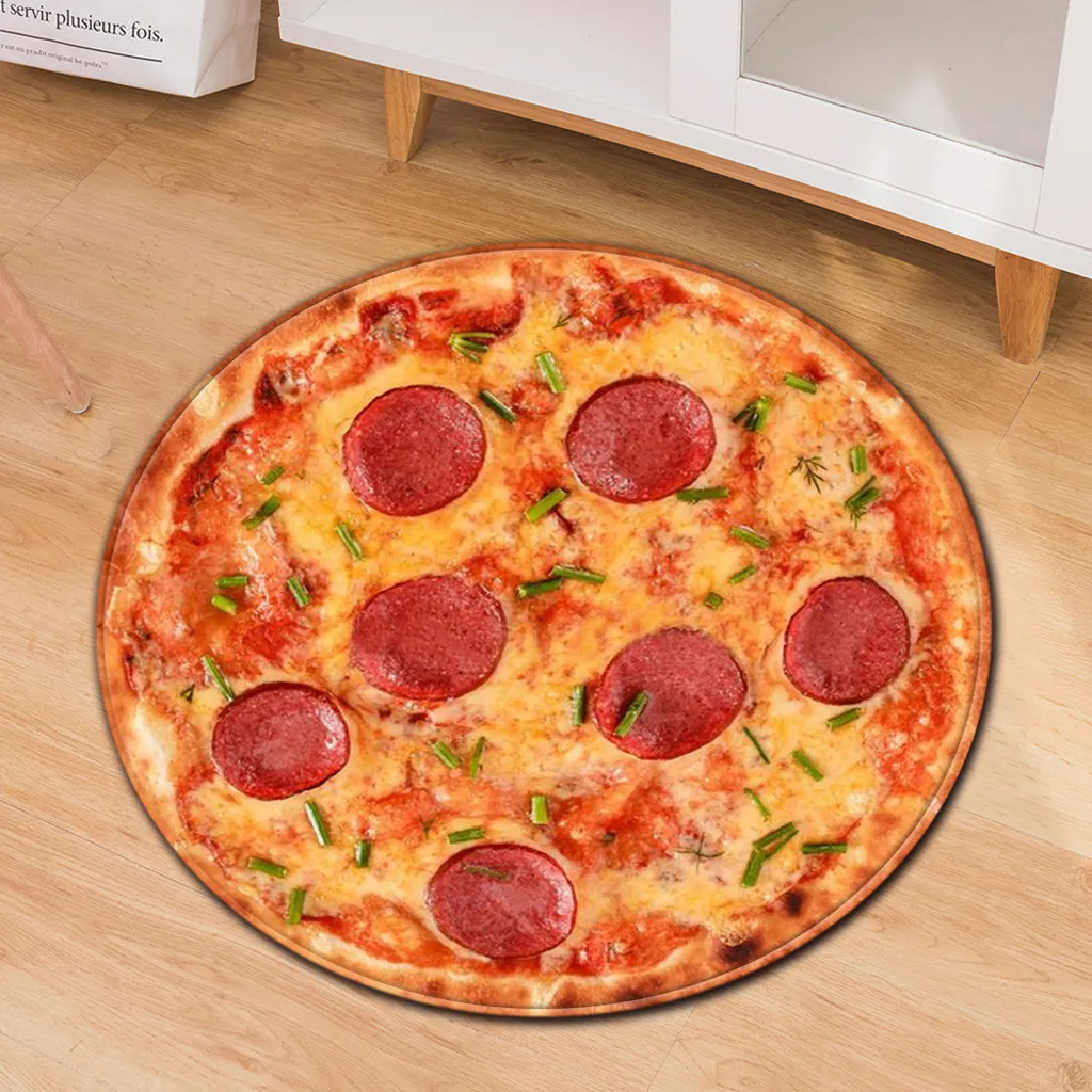 Забавные круглые коврики сделай сам для пирога 3D реалистичные печати создание