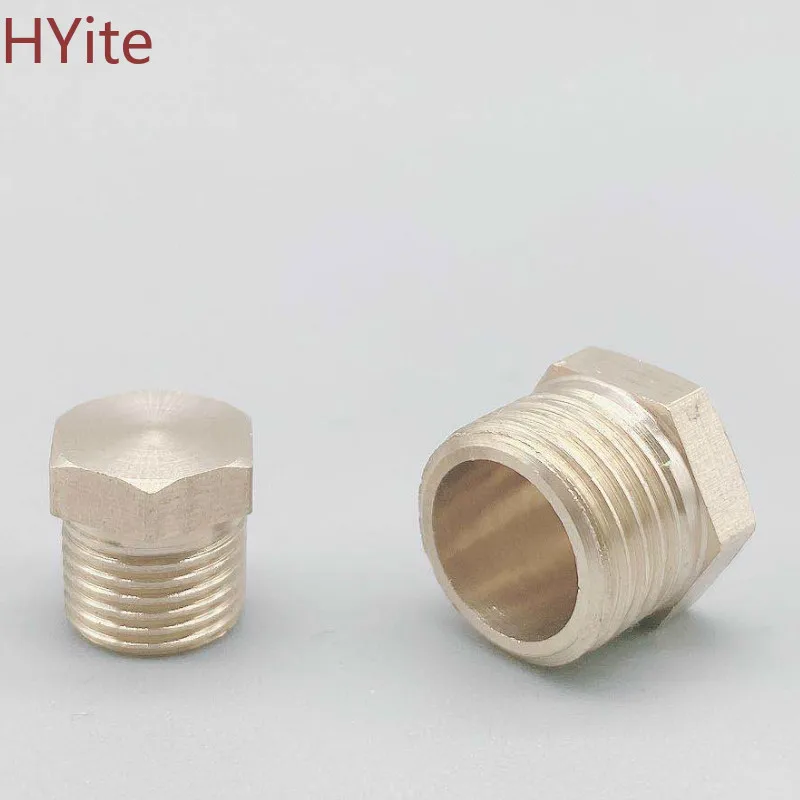 Медь 1/8 &quot1/4&quot 3/8 &quot1/2&quot 3/4 &quotМужская резьба латунная головка с шестигранной