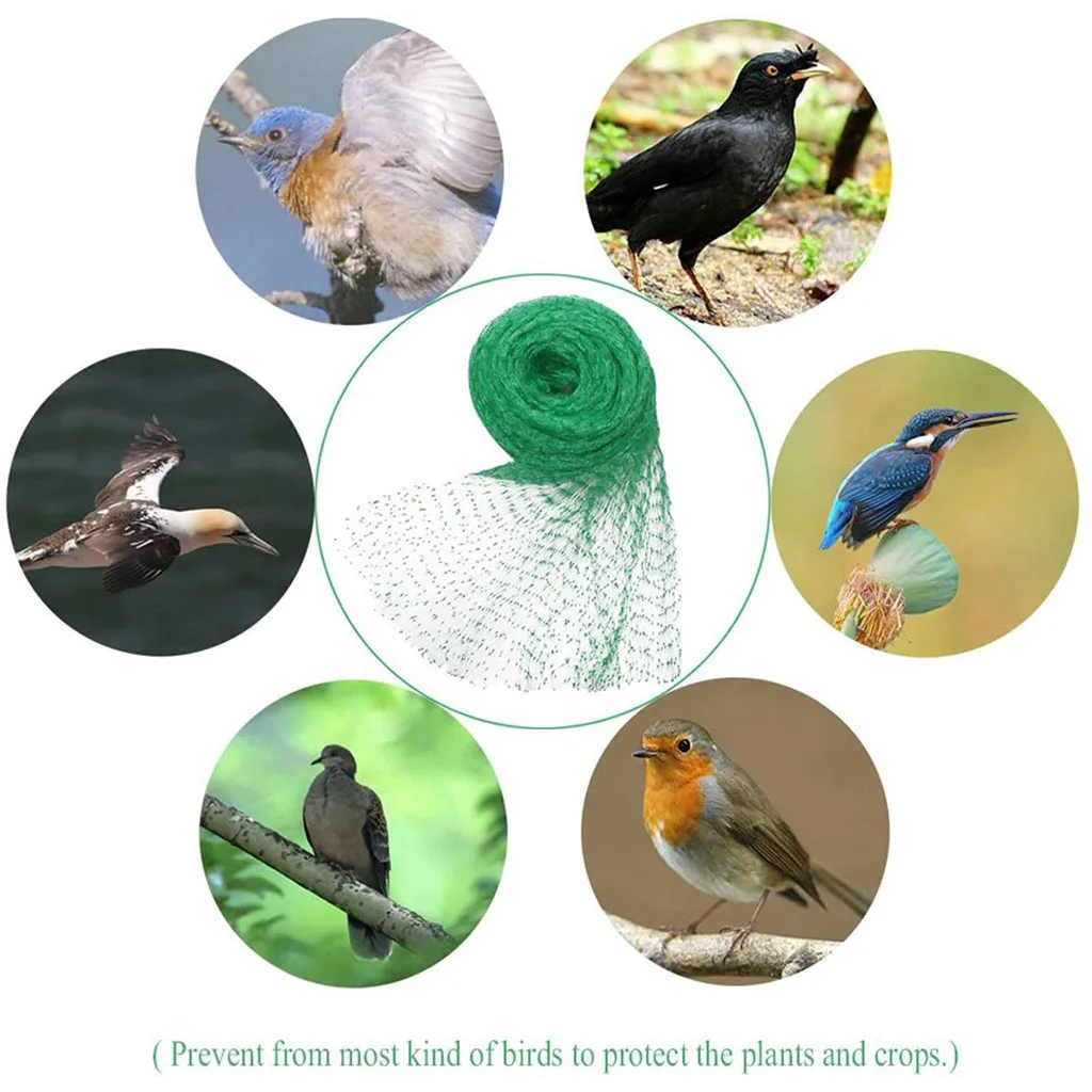 

size 4X5/10/15m Anti-bird net Deer fence Pond Bird Netting Heavy Duty Garden Net Protect Plants Fruit Trees Protective Net
