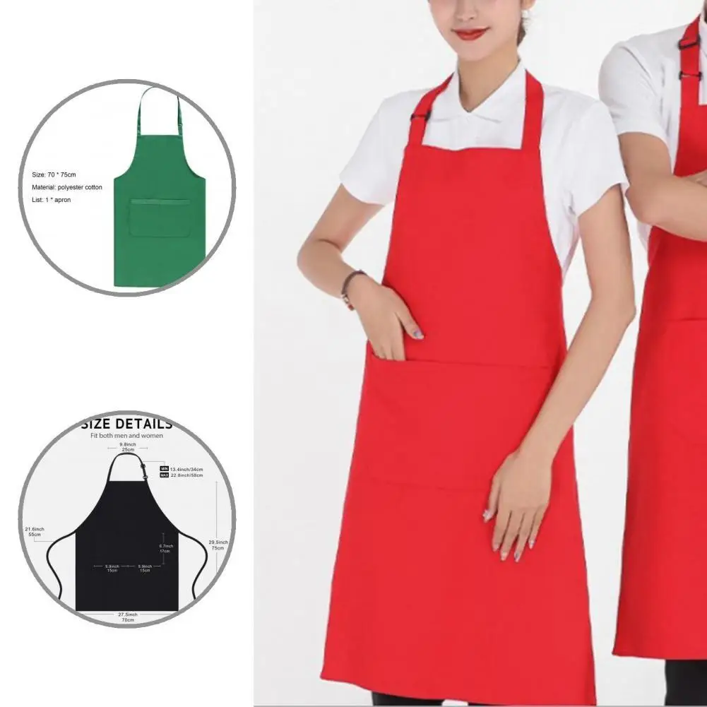 

Модный маслостойкий фартук для столовой шеф-повара, безвредный для кожи Модный маслостойкий фартук для столовой