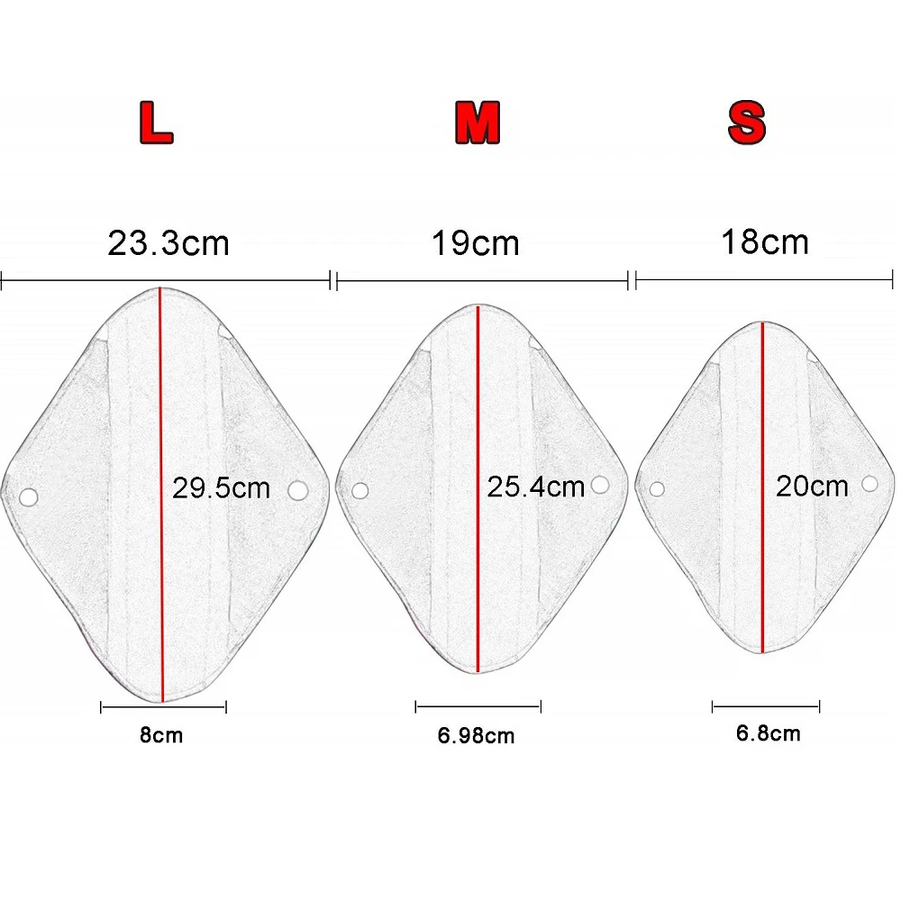 Менструальные прокладки OhBabyKa Дневные Прокладки из бамбука мягкие гигиенические