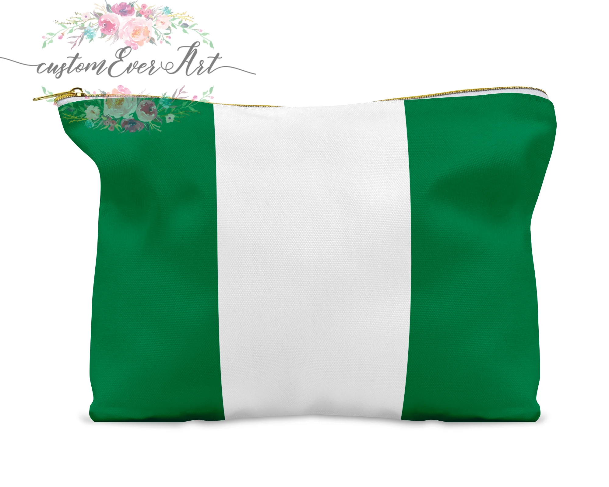 Нигерийская косметичка персонализированная маленькая сумка на молнии для