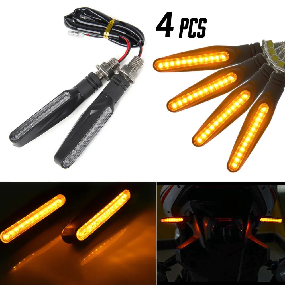 4 шт. универсальные поворотники для мотоциклов 12 В |