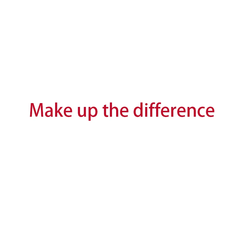 

Make Up The Difference