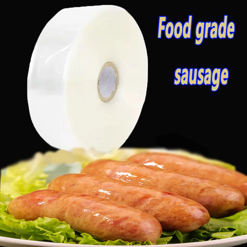85mm / 120mm width 10m length food grade environmentally friendly plastic casing sausage banana Songjiang egg ham | Дом и сад