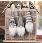 Рождественские украшения, Рождественская вязаная шапка Rudolph, Маленькая подвеска, креативная Рождественская елка кукла-подвеска, подарки для детей