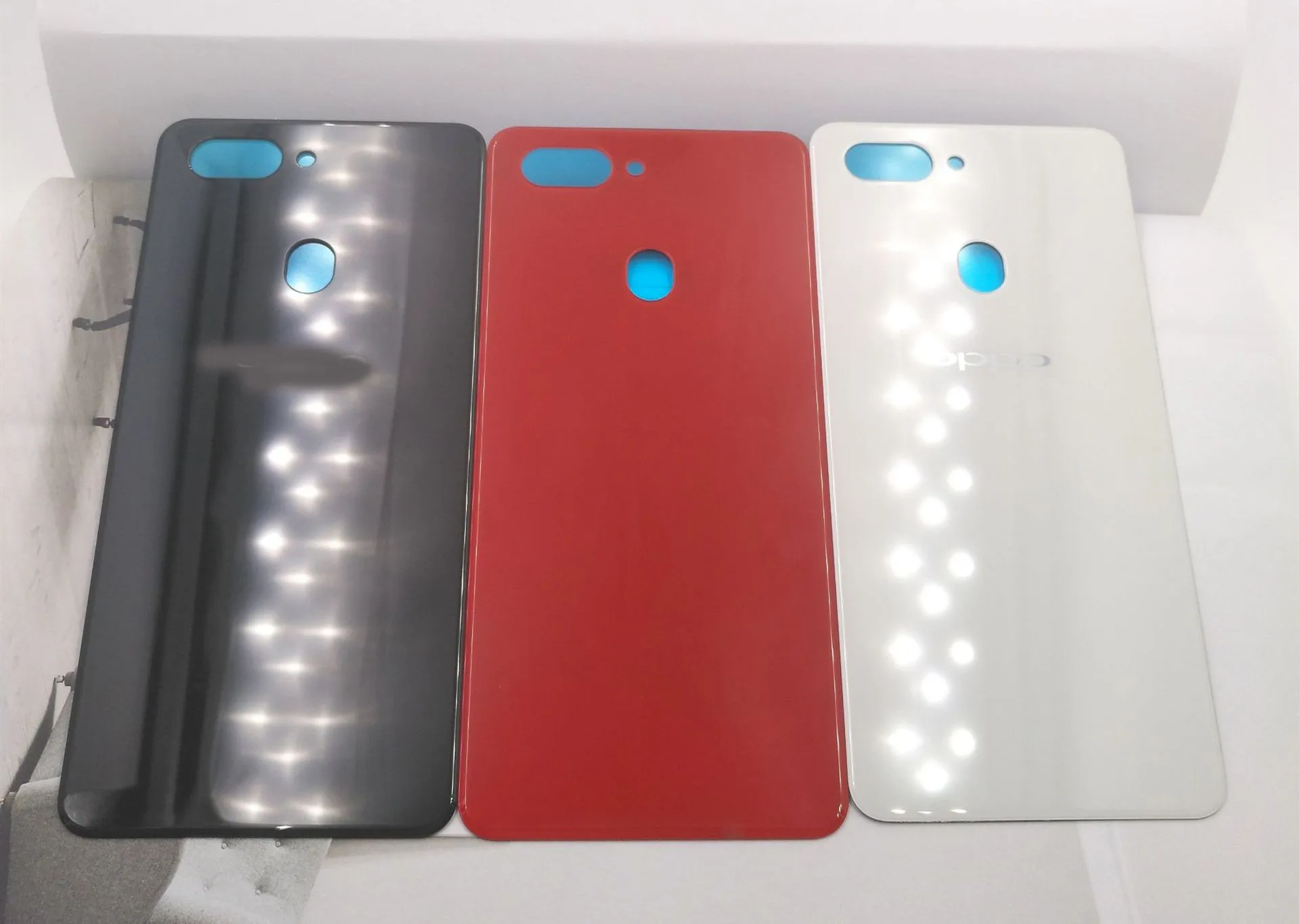 

100%New direct Glass Battery Back Rear Cover Door Housing For OPPO R15 direct Battery Back Cover Mobile Phone For OPPO R15