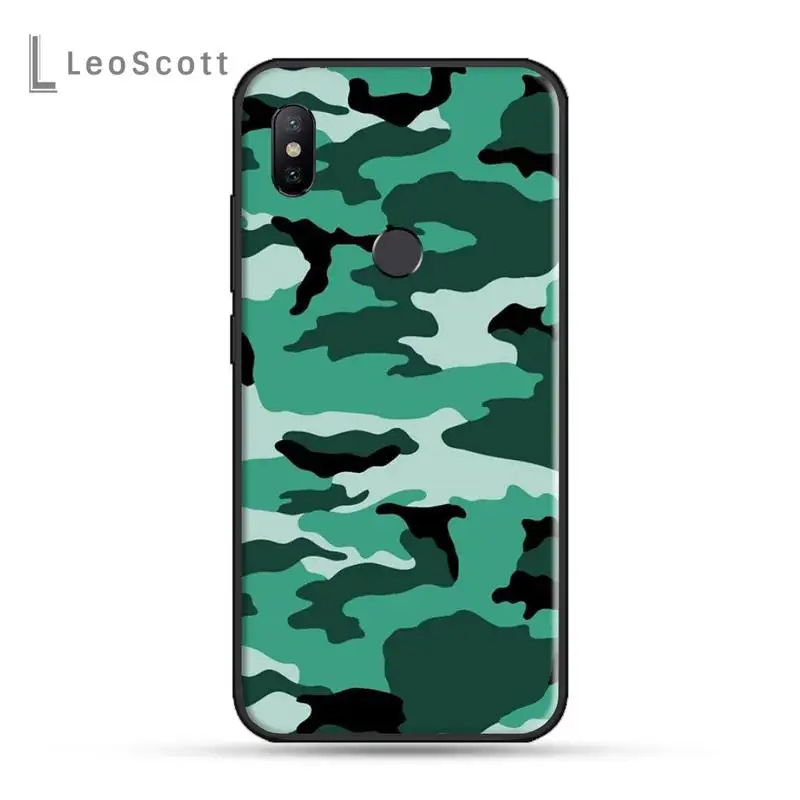 

Camouflage Pattern Camo military Army Phone Case For xiaomi Redmi 5 5A plus 7A 8 note 2 3 4 5 5A 6 7 GO K20 A2