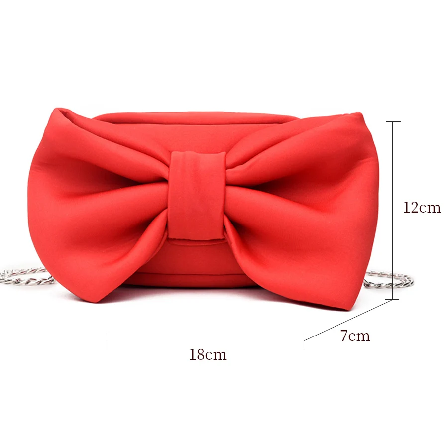 Милые забавные женские сумки на плечо с бантиком роскошные Сумки из