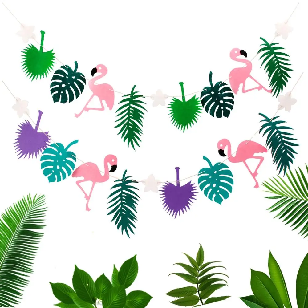 Huiran Гавайи участник Luau Фламинго вечерние Розовый фламинго декор в виде ананаса летняя для вечеринки, дня рождения девочка в гавайском стиле Вечерние Декор тропический