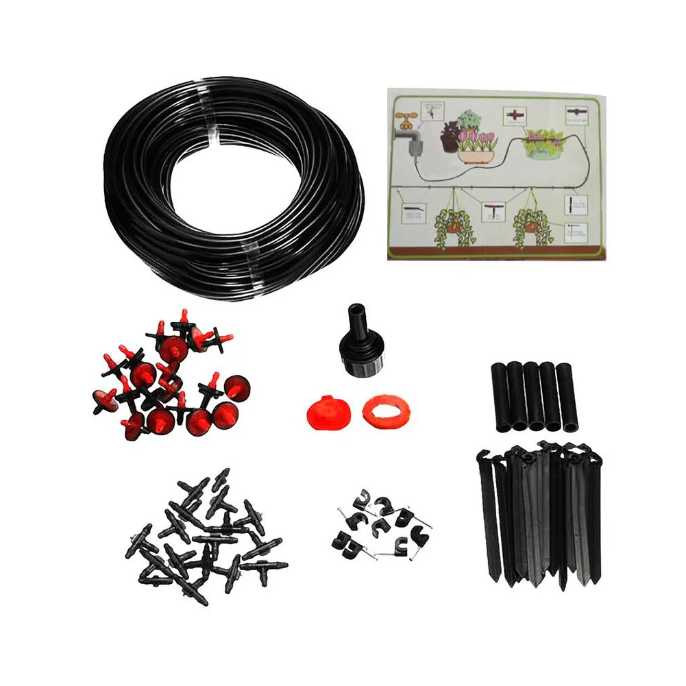 

DIY Drip Irrigation System Automatic Watering Irrigation System Kit Garden Micro Drip Watering Kits Home Garden Supplies