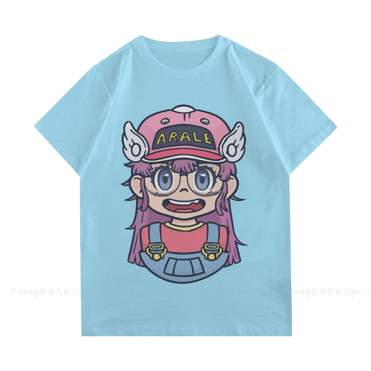 

Женская футболка с коротким рукавом, круглым вырезом и принтом