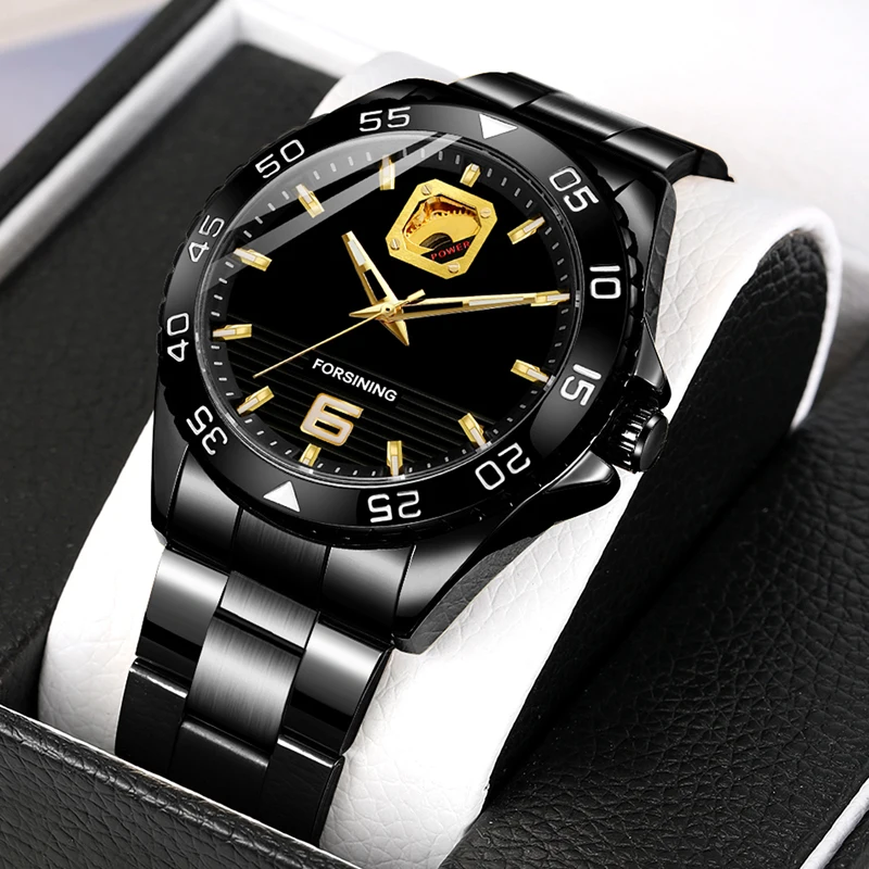 Часы наручные Relojes Hombre FORSINING Мужские механические брендовые Роскошные деловые с