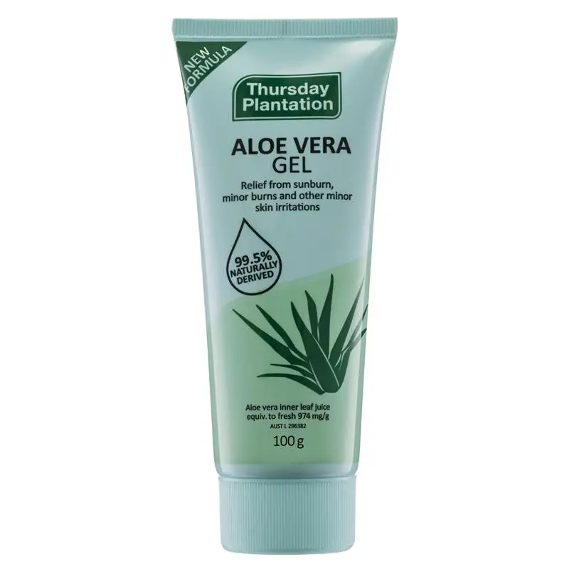 Четверг Aloe Vera Gel 100 г натуральный увлажняющий крем уход для небольших солнечных