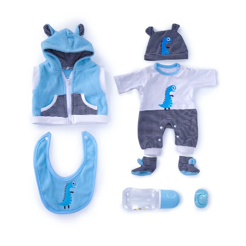 

48cm/19in Baby Dolls Reborns Doll Nurturing Doll Realistic Handmade Full Body Soft Toy w/ Easy Clean Wig Popular Gift