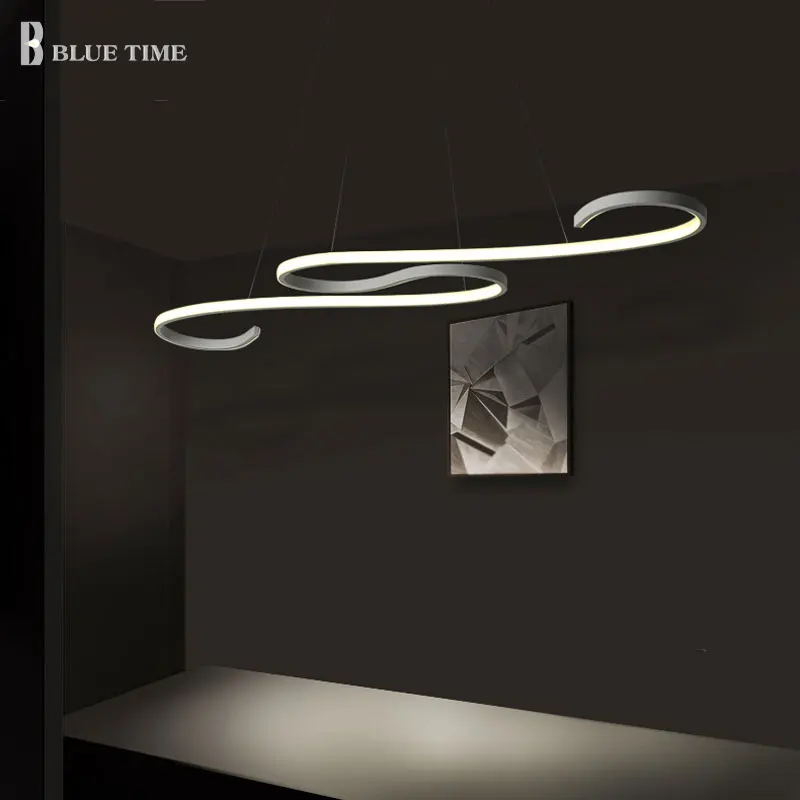 

Nordic Pendant Light LED Modern Lustre Hanging Lamp For Loft Living Dining Room Kitchen Decoration Minimalist Luminaire Fixture