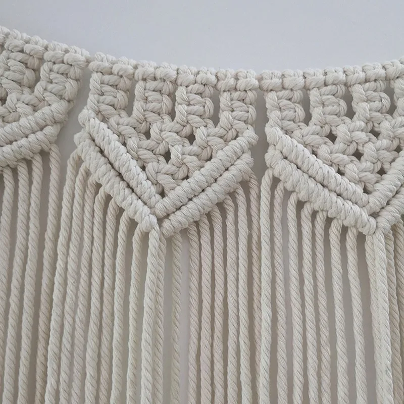 

Pendant Macrame Wall Hanging Art Tapestry Bohemian Crafts Decoration Hand-woven Gorgeous Tapestry For Home Bedroom Blanket