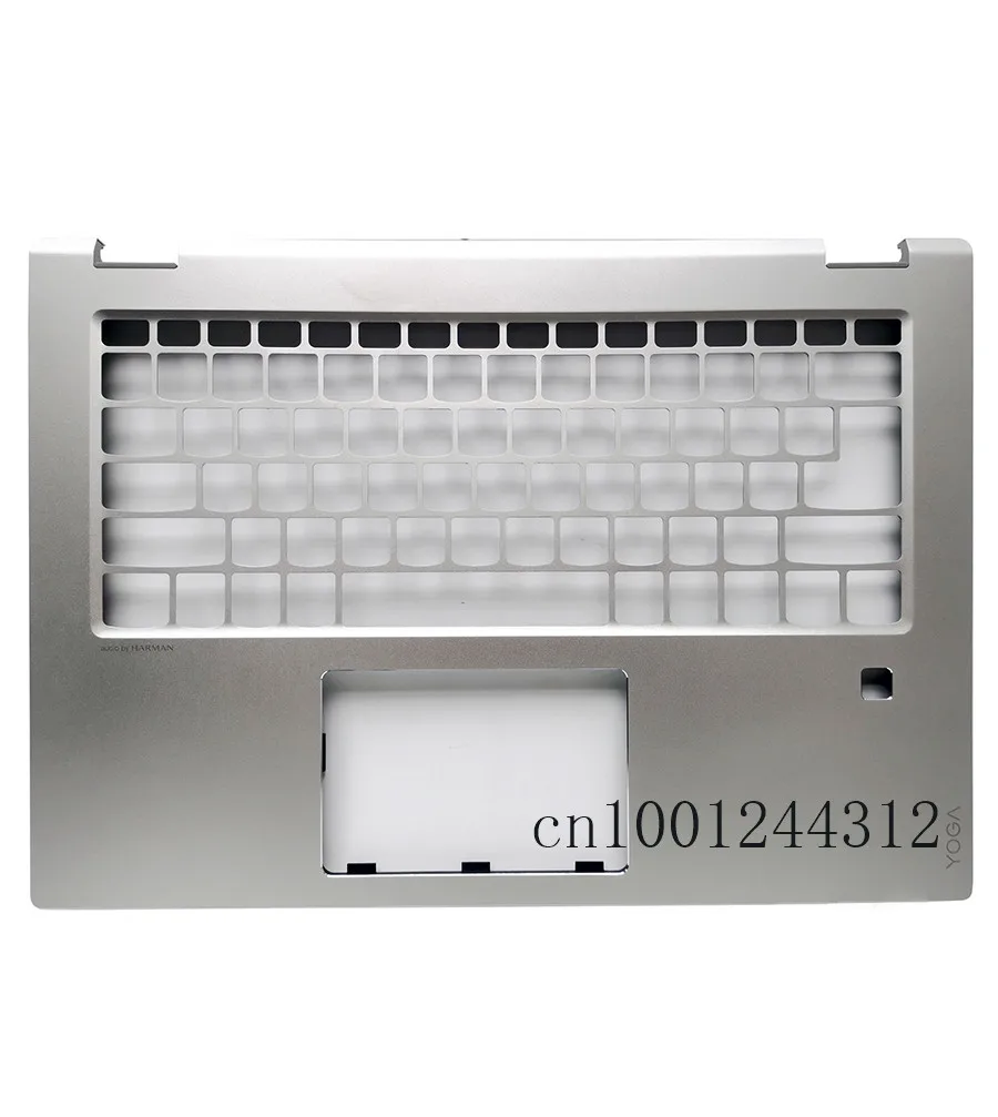 Для lenovo Yoga 520-14 520-14IKB Flex 5 Flex 5-14 Упор для рук верхний чехол клавиатура ободок крышка Великобритания W/FPR серебро
