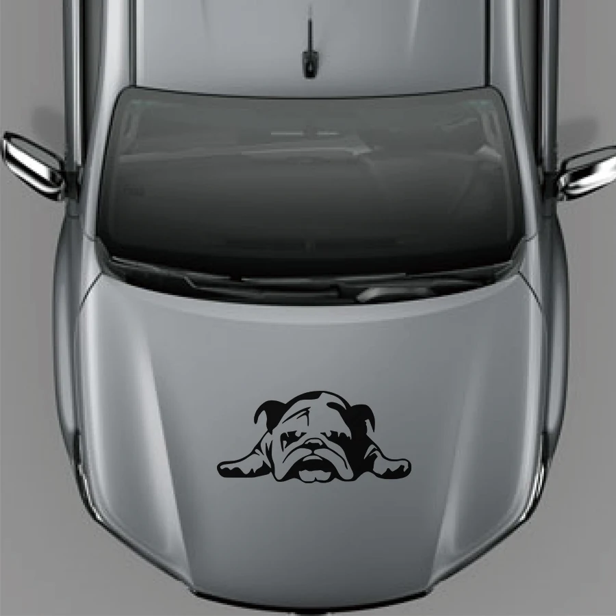 1 шт. наклейки для автомобиля с изображением собаки американский бульдог