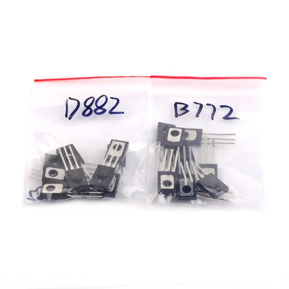 10 пар в комплекте; 2SD882+ 2SB772-126 D882 B772 каждый 10 шт