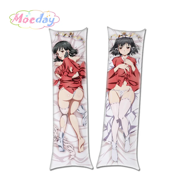 Красный Японские R18 игра Kuroinu Prim Hime Kaguya Maia сексуальные наволочки для девочек - Цвет: Красный