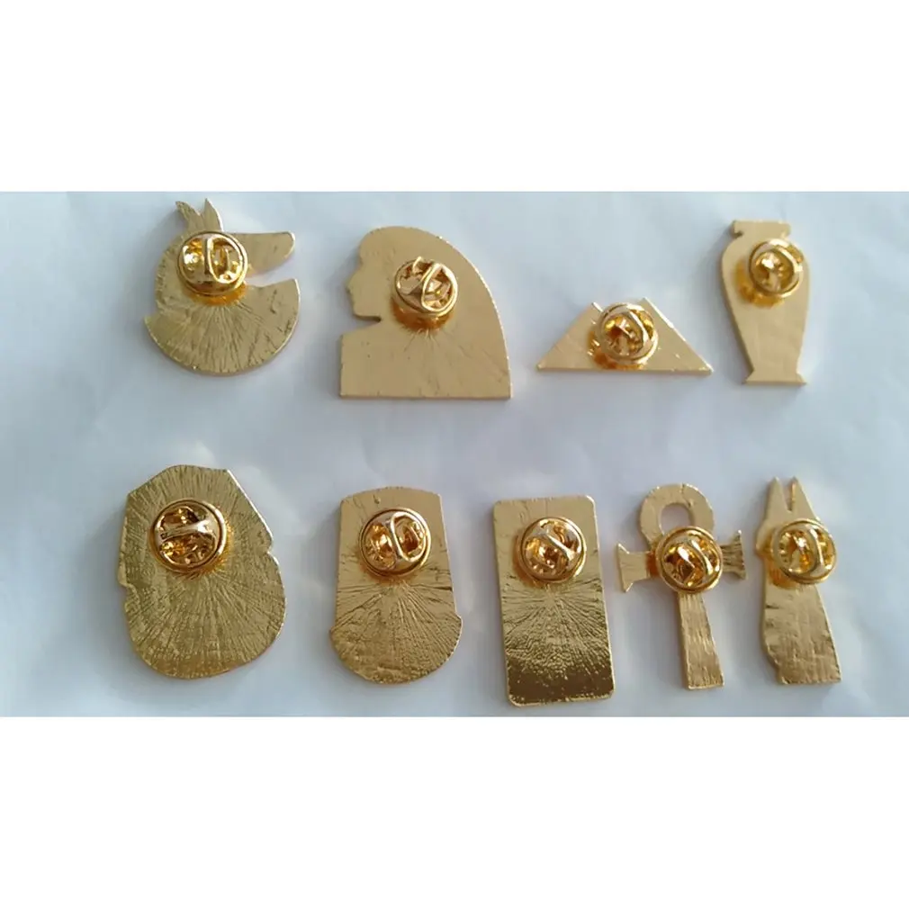 Древняя египетская Пирамида брошь Фараон Лев портрет Капельное масло