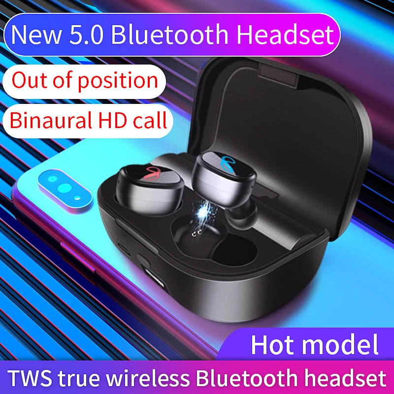 Bluetooth наушники 5 0 TWS7 беспроводные Blutooth гарнитура спортивные стерео свободные с