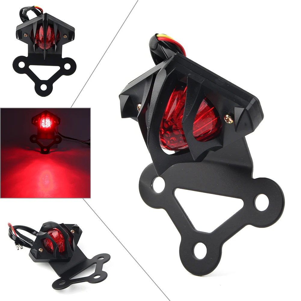 Задний задний тормозной светильник для мотоцикла Harley Chopper Bobber Cafe Racer Universal| |