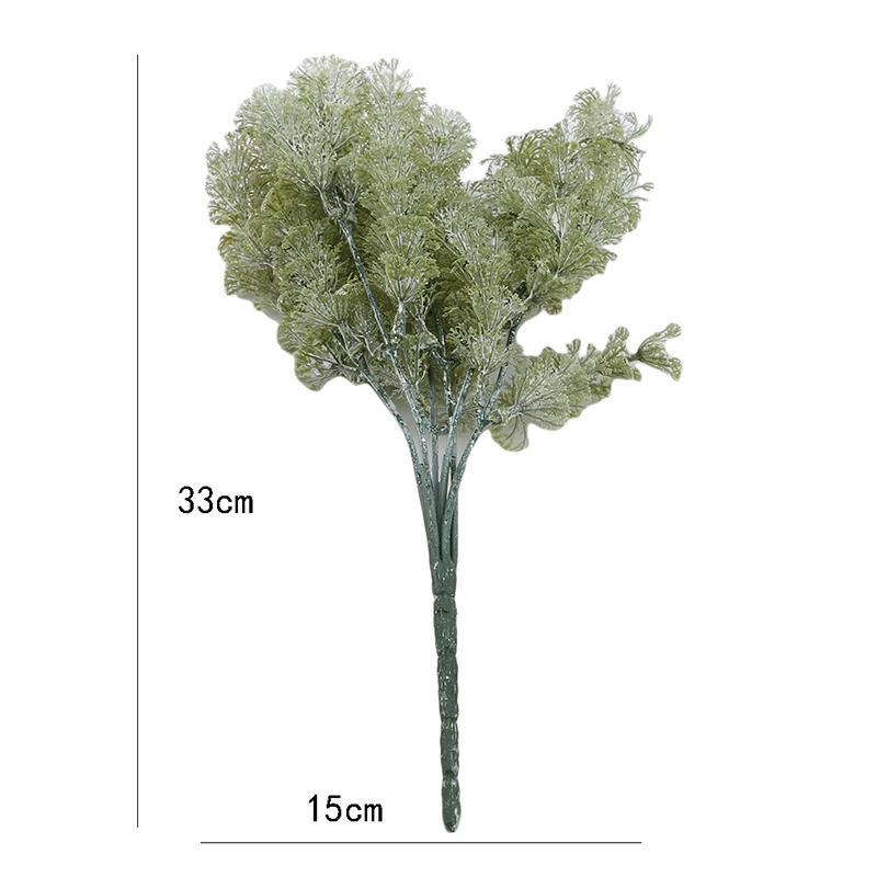 Искусственные цветы Шелковые ягнята уха лист спрей зелень домашний декор