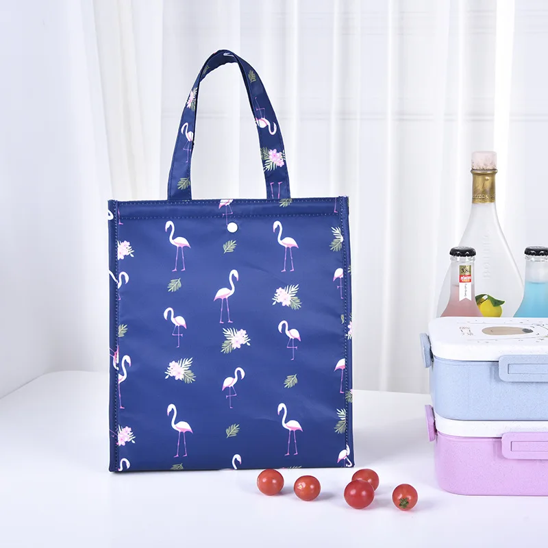 

Cute Animal Portable Insulated Canvas Cooler Picnic Lunch Bag Thermal Food Tote Bento Box Tote Picnic Storage Bag Pouch Bags