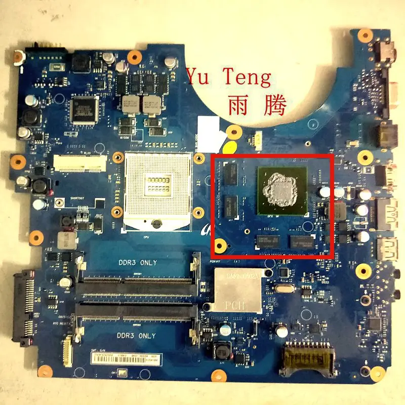 Материнская плата HM55 DDR3 GT330M для ноутбука Samsung 17 дюймовая материнская R780 1 ГБ BA92 06145A