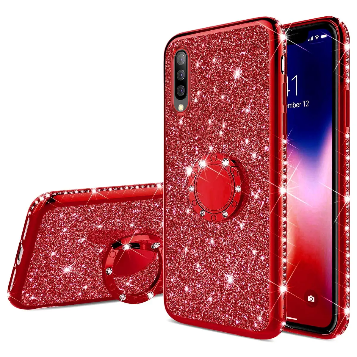 Блестящий чехол для Xiaomi Mi 9 se A3 A2 Lite CC9 CC9E Алмазный Redmi Note 7 8 5 8T 8A 7A 6A 6 K20 Pro