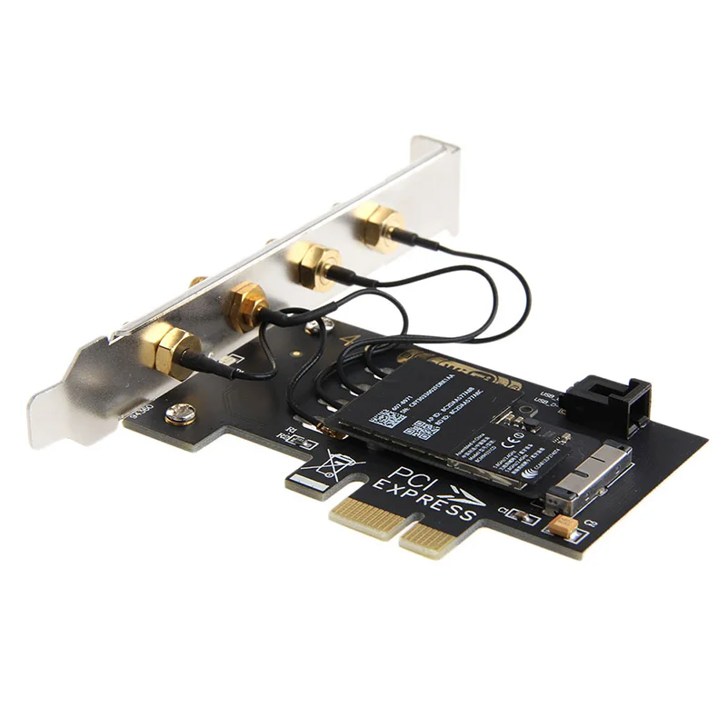 

2021 New Dual Band BCM94331CD 450M Laptop Desktop Wireless WIT+BT4.0 PCI-E WLAN Card