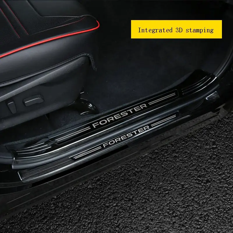 

Voiture Araba Aksesuar Sticker Decoration Car Accessories Exterior Door Welcome Pedal 2019 2020 2021 FOR Subaru Forester