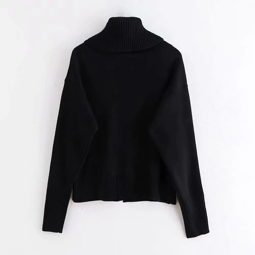 

New Women Autumn Winter Short Jacket Coat ZA Streetwear Long Sleeve Loose Coat Fashion Oversized Lapel Shirts Coats