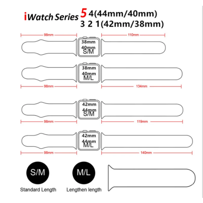 2021 new fashion silicone strap for apple watch band 38mm 40mm 42mm 44mm rubber belt smartwatch bracelet iwatch series se 6 5 4 free global shipping