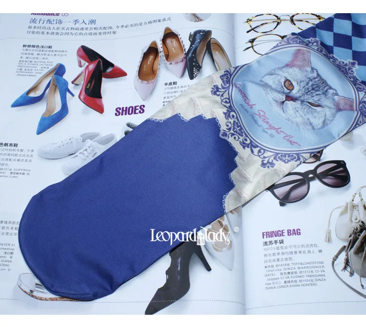 Новая японская мода весна-осень мультяшный ромб Милая кошка Креативная печать