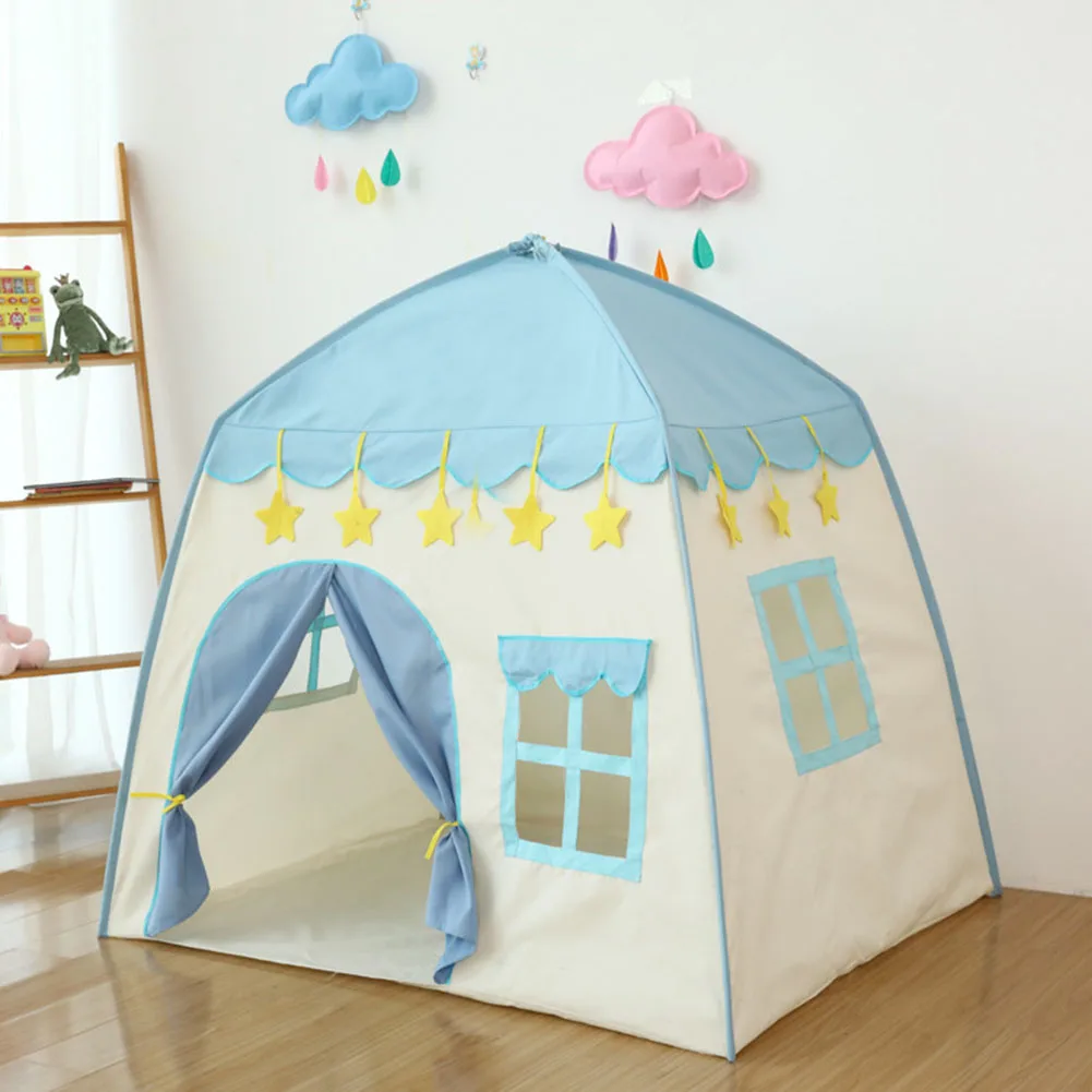 

Discovery Tube Tunnel Tent Toys Portable Fairy Tale Tent Castle Breathable Easy Clean House for Birthday Gift