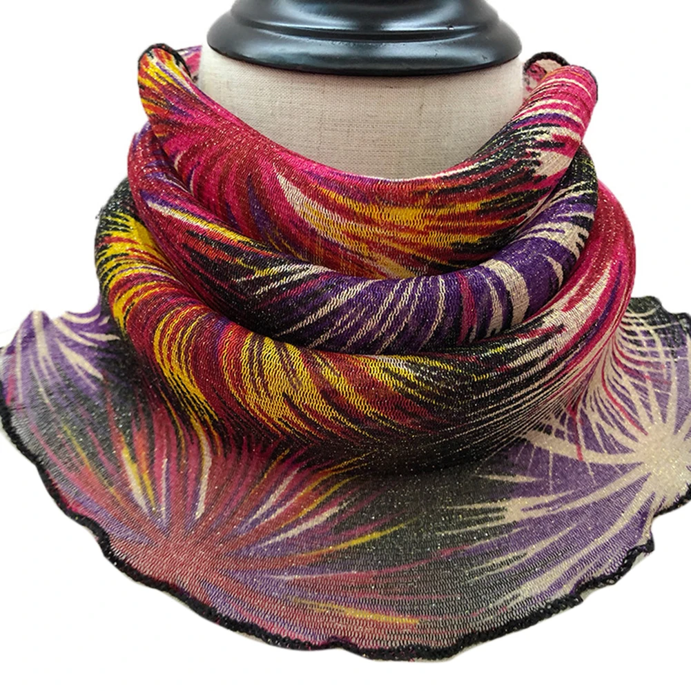 

Women Soft Printed Breathable Sun Protection Face Mask Neck Gaiter Headband bufanda de mujer fast shipments