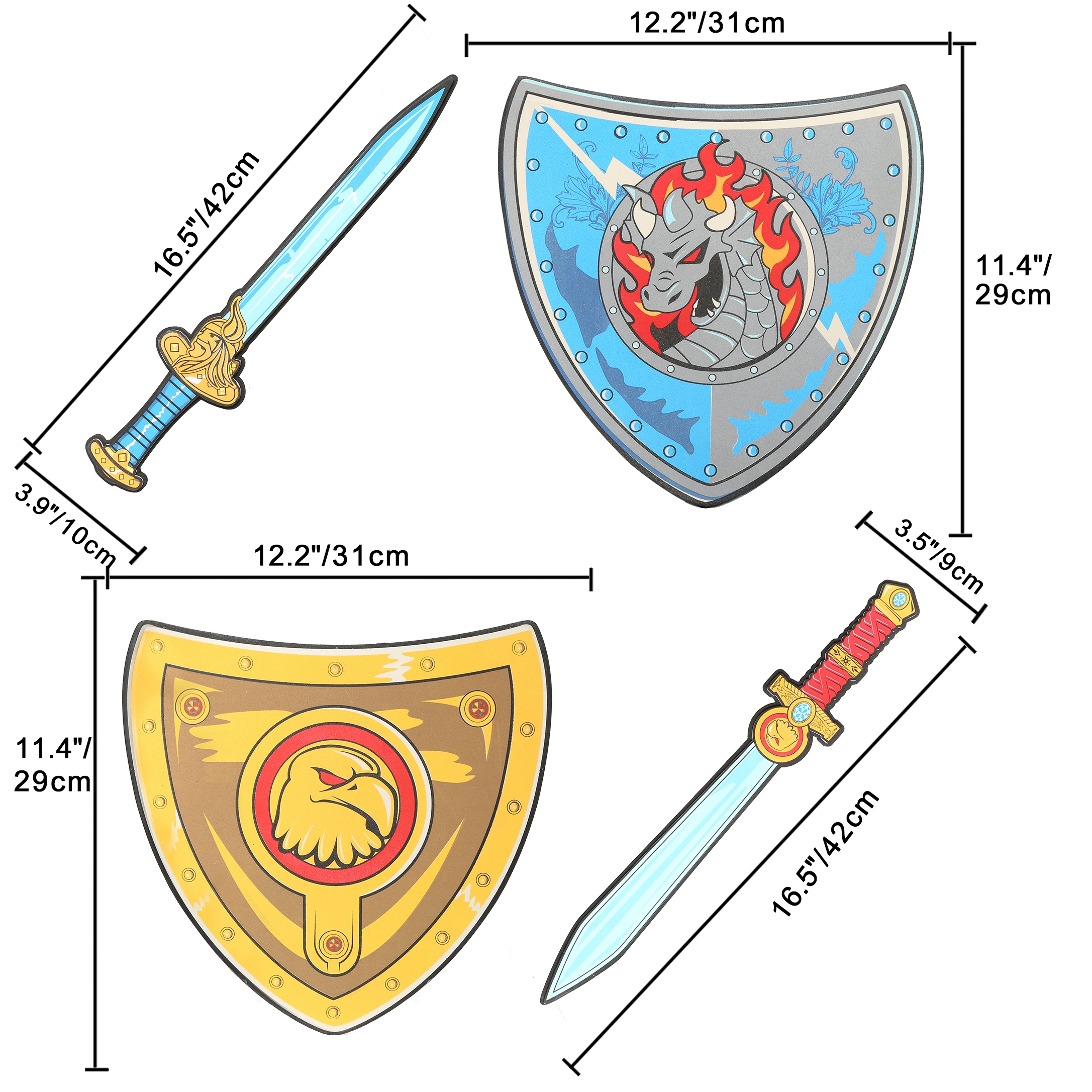 12 шт. игрушечный меч из вспененного этилвинилацетата | Игрушки и хобби