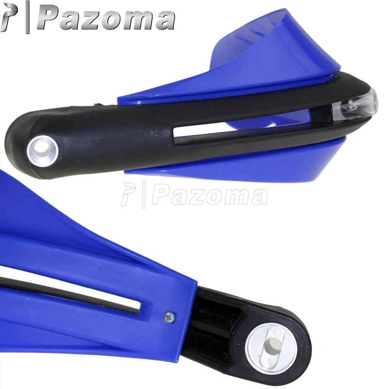 Руль мотоцикла Handguards w/светодиодный сигнал поворота Dirt Bike ручные охранники для Streetfighter Yamaha Honda Suzuki ATV TDM 850 900