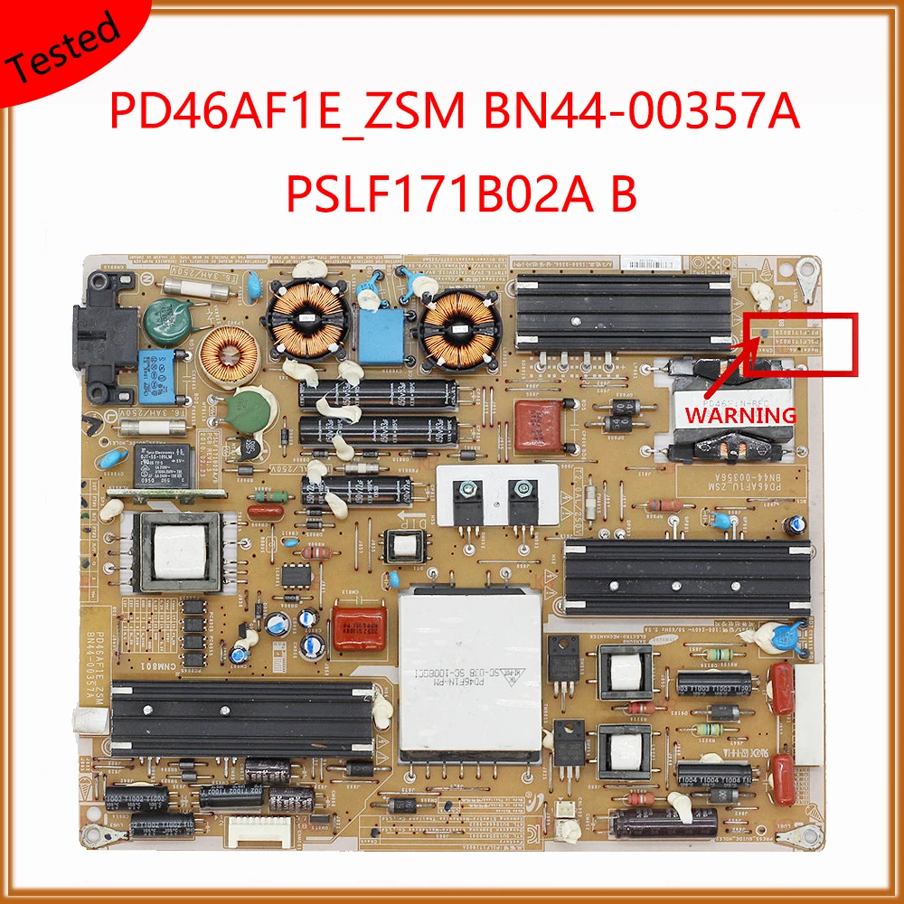 

BN44-00357A PD46AF1E_ZSM PSLF171B02A/B Original Power Supply Board For TV Power Supply Card Professional Test Board Power Card