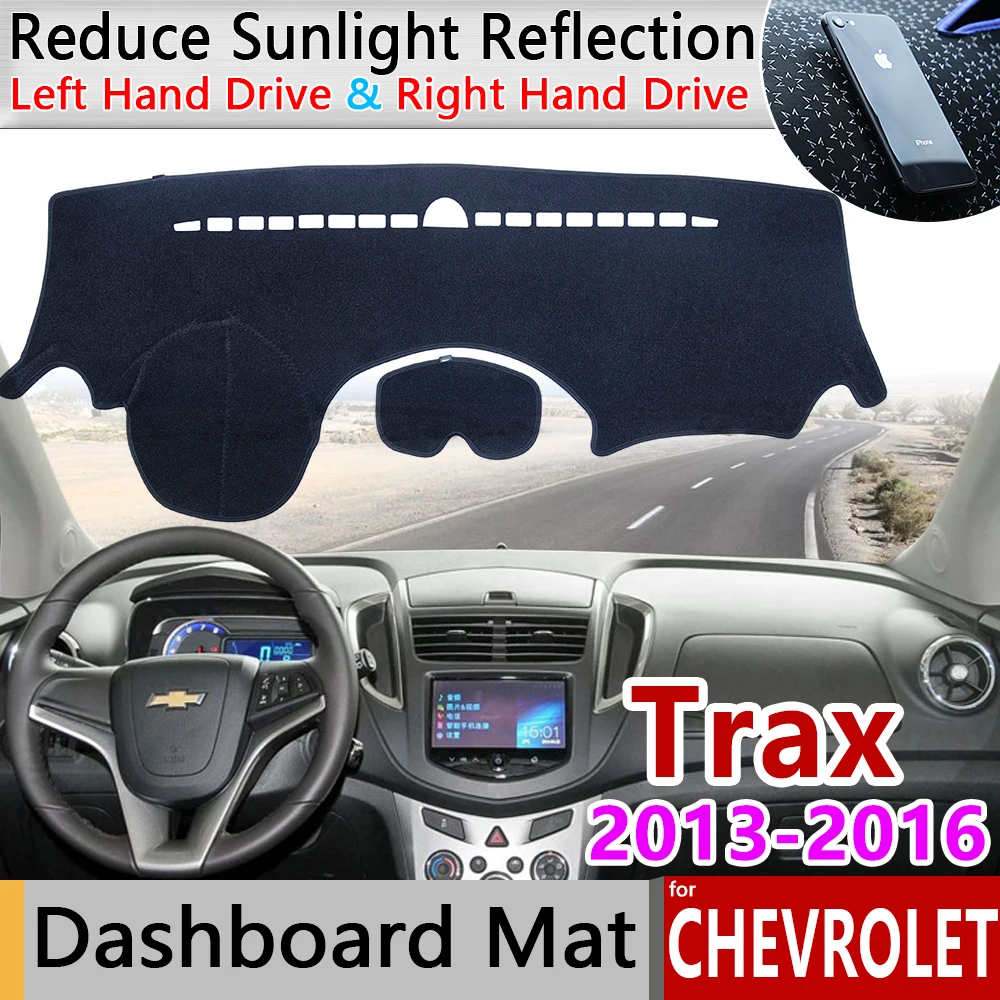 Для Chevrolet Trax Tracker Holden 2013 2014 2015 2016 Противоскользящий коврик для приборной панели