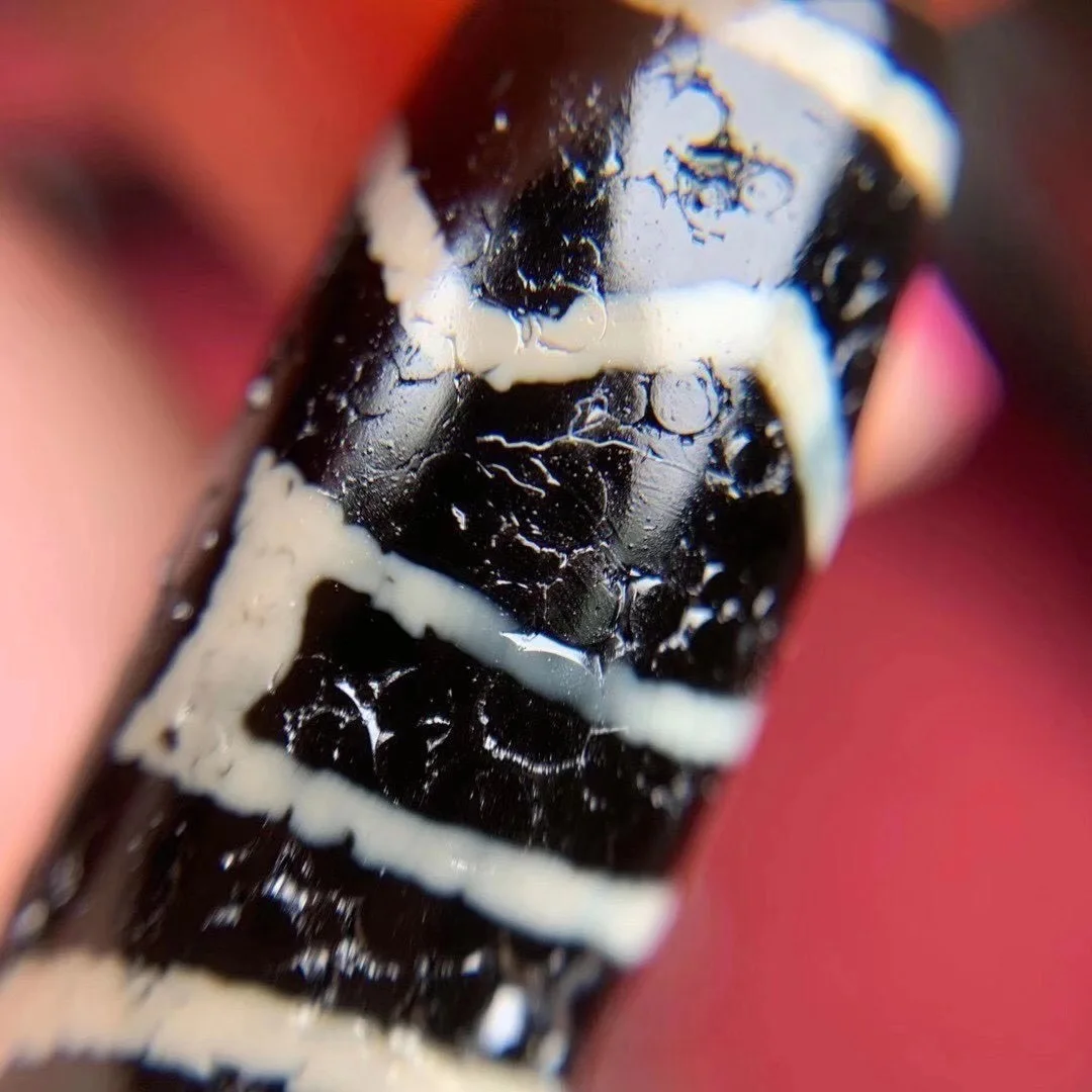 

300pcs/lot Wholesale bijoux manualidades Natural stone kralen voor sieraden maken diy Tibet unique agate dzi Black day beads