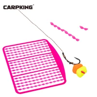 carpking carp fishing 90 boilie stops one card pink stoppers for carp fishing tackle accessories hair rig pop up bait holders